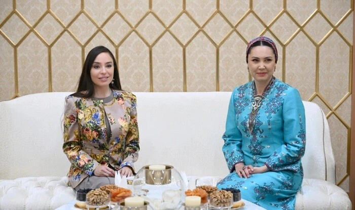Leyla Əliyeva Türkmənistanda