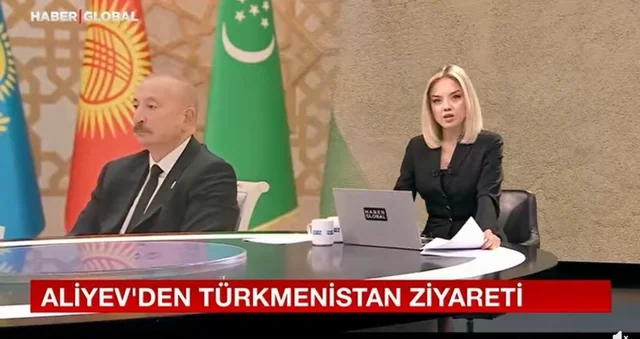 Türkiyə mediası Azərbaycan Prezidentinin Türkmənistana səfərini geniş işıqlandırıb - Foto