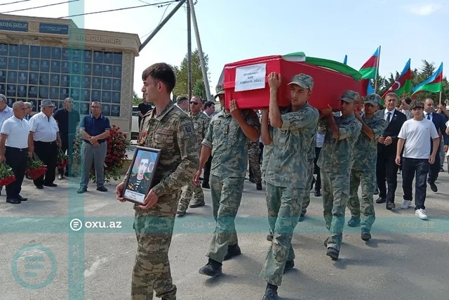 Birinci Qarabağ müharibəsi zamanı itkin düşmüş şəhid Akif Qurbanov dəfn olundu - FOTO - VİDEO