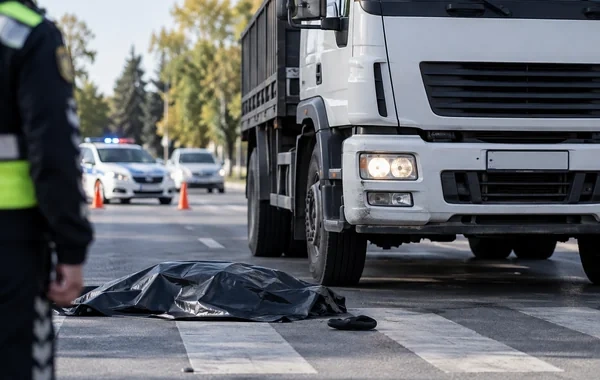 Zaqatalada yük maşınının vurduğu qadın öldü