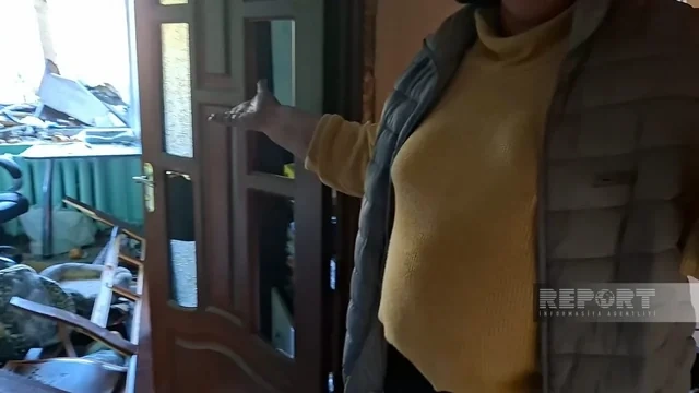 Kiyevə zərbələr nəticəsində azərbaycanlı ailənin mənzili dağıldı - Foto