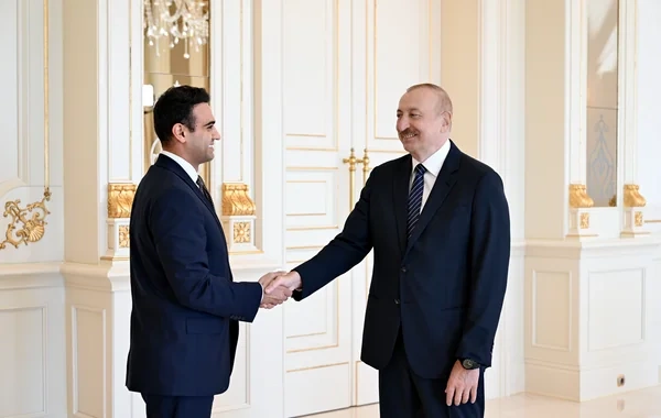 İlham Əliyev ABŞ Konqresinin Nümayəndələr Palatasının üzvünü qəbul edib - FOTO