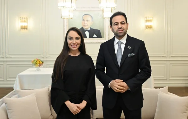 Leyla Əliyeva Məhəmməd Əbdülsalam ilə görüşüb - Foto