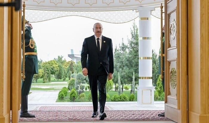 Prezidentin Türkmənistana səfəri ilə bağlı videoçarx paylaşıldı