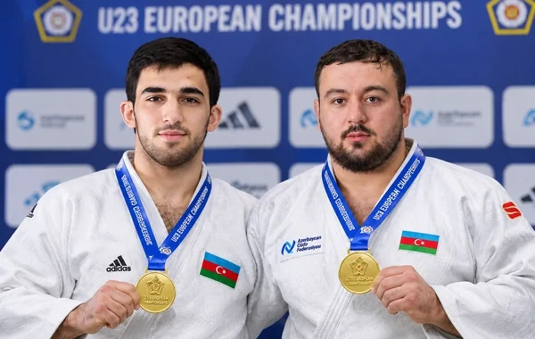 Azərbaycanın iki cüdoçusu Avropa çempionu oldu - Foto