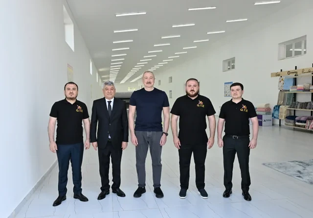 Xocalı şəhərində "Qarabağ Tekstil Evi" MMC istifadəyə verilib