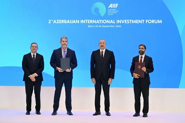 İkinci Azərbaycan Beynəlxalq İnvestisiya Forumu çərçivəsində imzalanmış sənədlər mübadilə edilib - FOTO