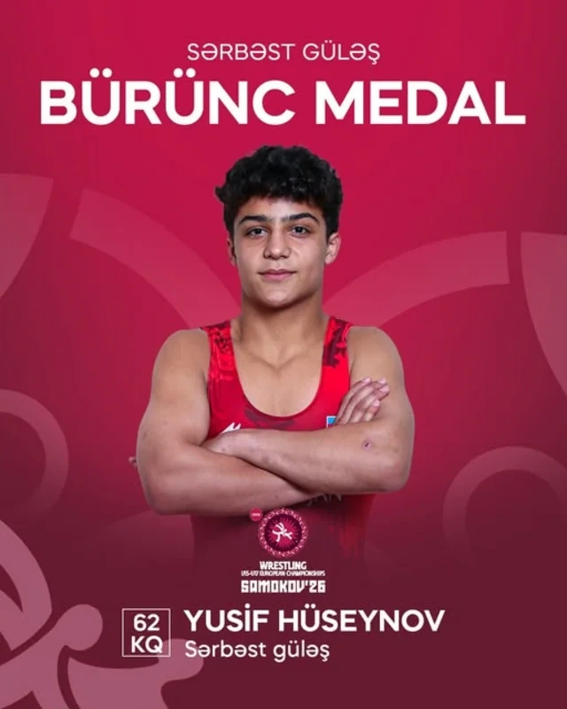 Azərbaycan güləşçisi Avropa çempionu oldu - FOTO