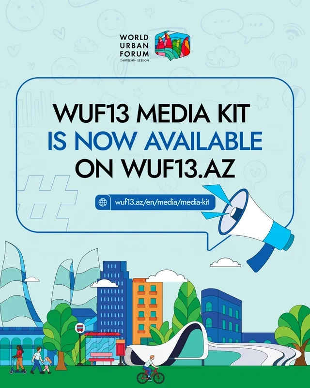 Media nümayəndələri üçün "WUF13 Media Kit" hazırlanıb