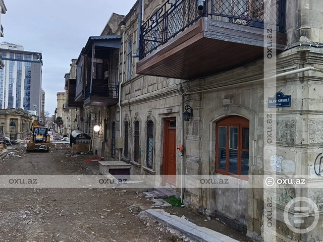 Bakının mərkəzindəki İslam Səfərli küçəsində təmir işləri niyə bitmək bilmir?