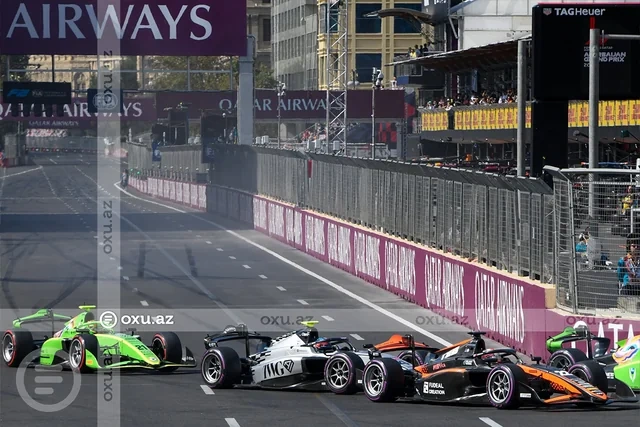 "Formula-2" üzrə Azərbaycan Qran-prisində qaliblər mükafatlandırıldılar - FOTO
