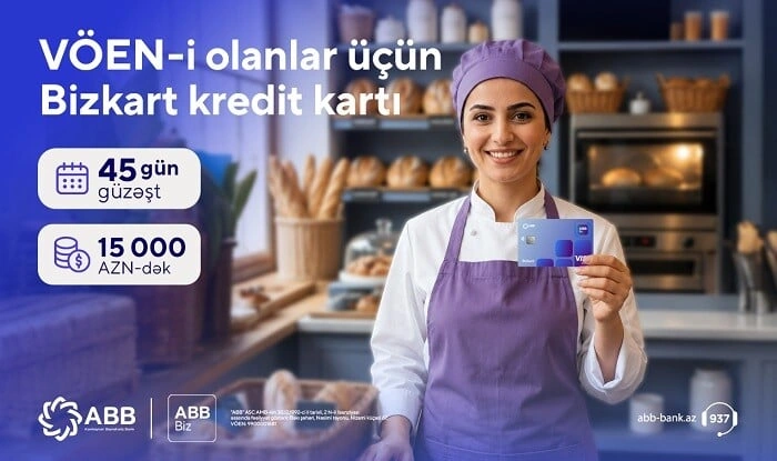 ABB-dən kiçik sahibkarlara böyük imkanlar yaradan biznes kartı