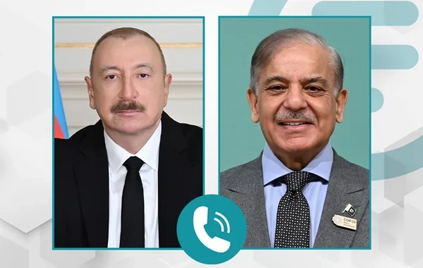 İlham Əliyevlə Şahbaz Şərif arasında telefon danışığı olub