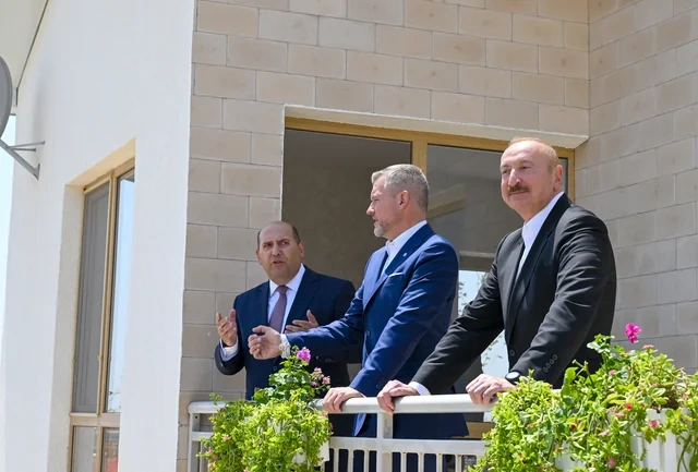 Azərbaycan və Slovakiya prezidentləri Ağdamın Baş Qərvənd kəndində görülən işlərlə tanış olublar - FOTO - VİDEO