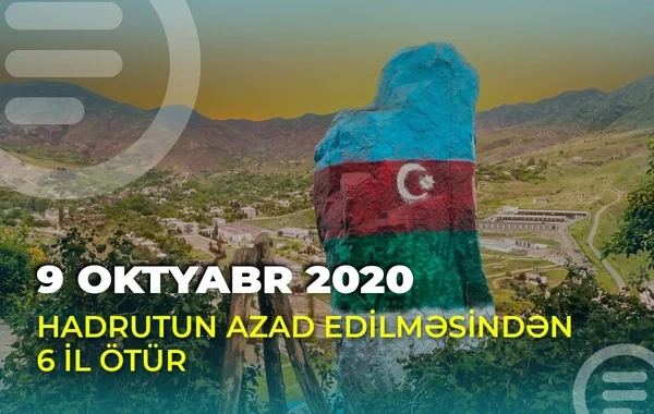 Hadrutun işğaldan azad edilməsindən 6 il ötür