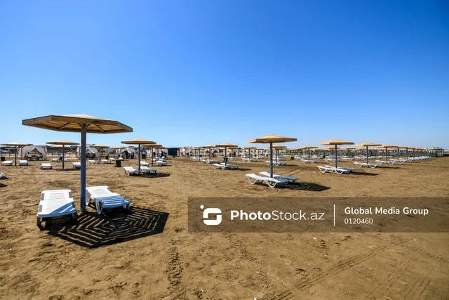Azərbaycanda çimərlik mövsümünə START VERİLİR - FOTO