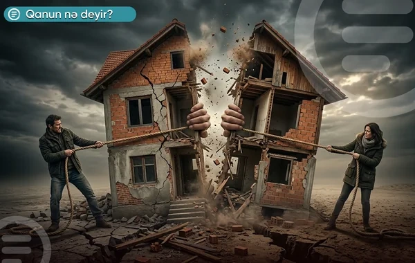 Boşanma zamanı sənədsiz evdən tərəfə pay düşür - Qanun nə deyir? - VİDEO