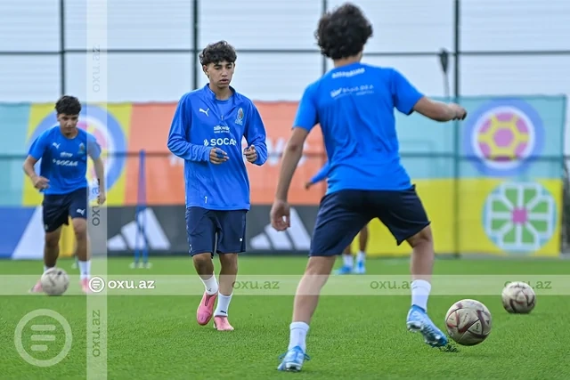 U-15 dünya çempionatı: Azərbaycan millisinin açıq məşqi keçirilib - Foto