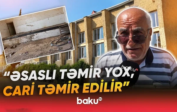 46 ildən sonra təmir edilən məktəbdə narazılıq: "Şagirdlər hər gün əlavə beş kilometr yol gedirlər" - VİDEO