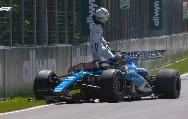 "Formula-1" pilotu Kanada Qran-prisində gəmiriciyə görə qəza törətdi - VİDEO