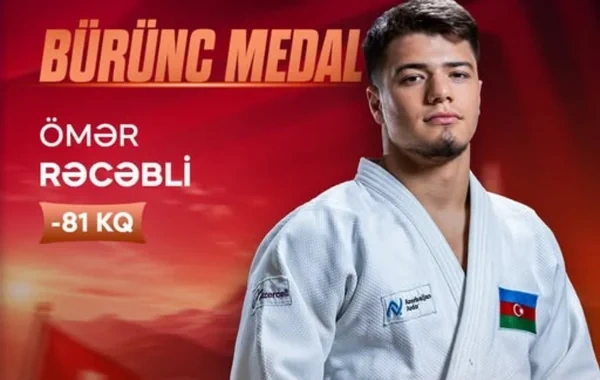 Ömər Rəcəbli Lozannada bürünc medal qazanıb
