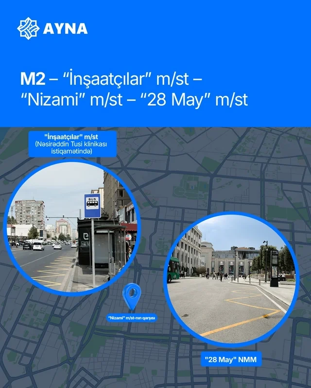 Sərnişinlərin NƏZƏRİNƏ: Sabahdan yeni marşrutlar fəaliyyətə başlayır - FOTO