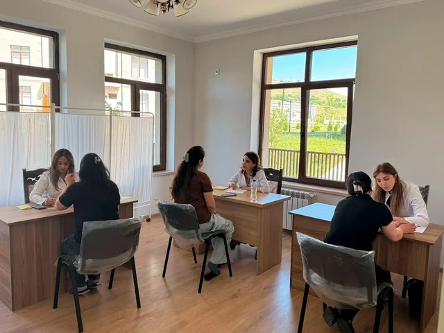 Cəbrayılda qadın və uşaqlara tibbi dəstək: Səhiyyə Nazirliyi sağlamlıq aksiyası keçirdi - FOTO