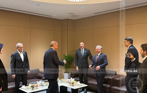 Azərbaycan, Türkiyə, Özbəkistan və İran prezidentləri Bişkekdə bir arada - FOTO
