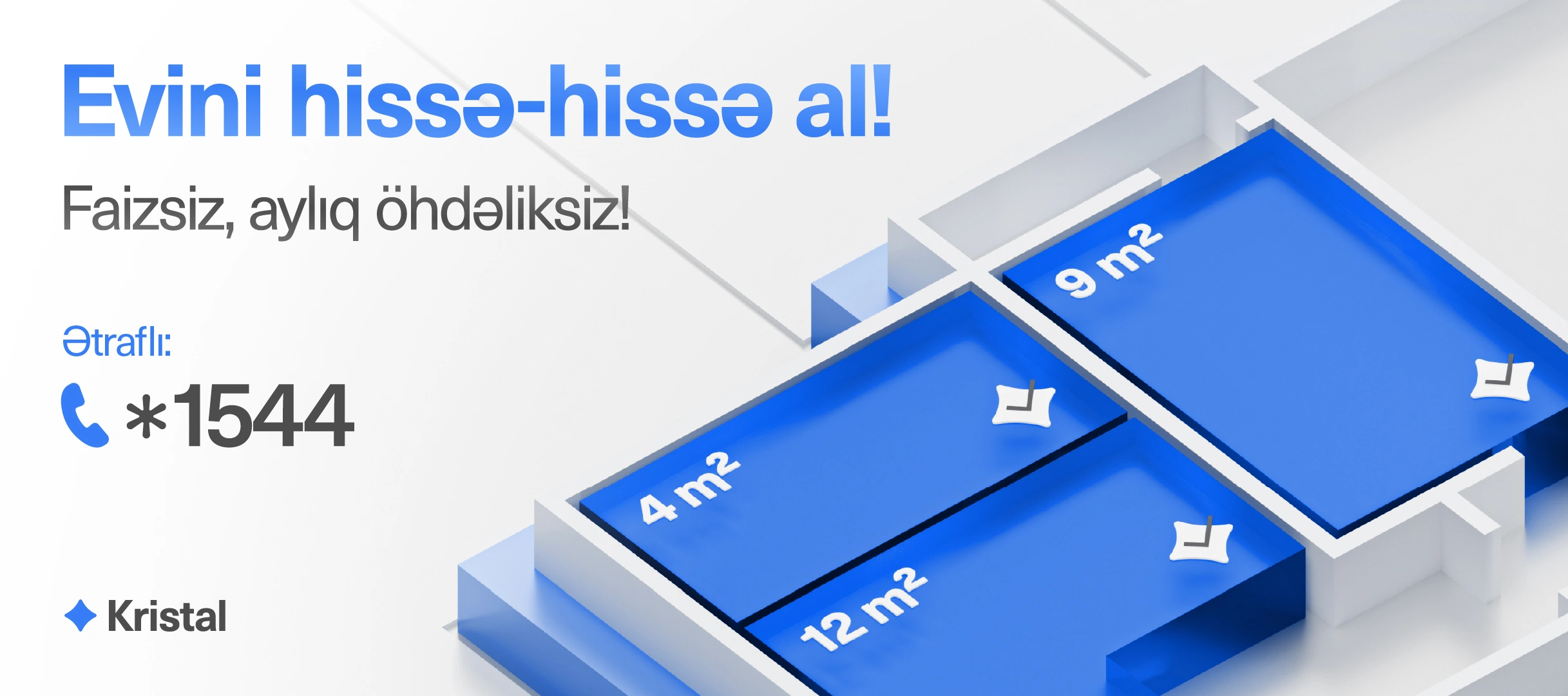 “Evini hissə-hissə al” modeli ilə Biləcəridə mənzil sahibi ol