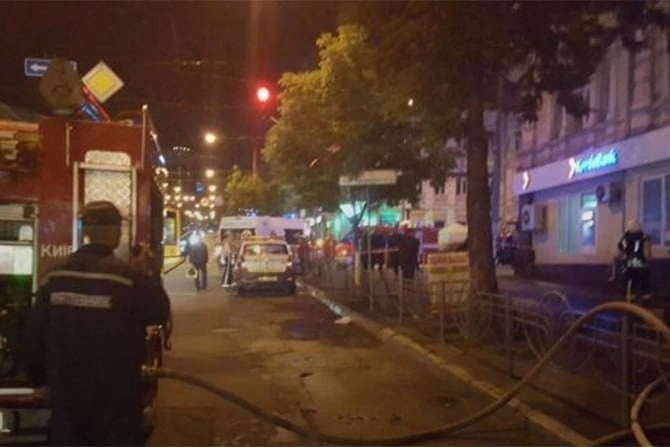 Kiyevdə hücum: 5 nəfər öldü, yaralılar var - Video