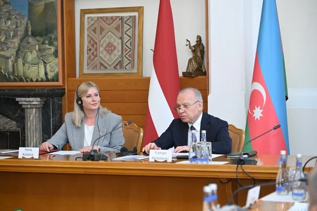 Azərbaycan və Latviya Konstitusiya məhkəmələrinin sədrləri görüşdülər: Nələr müzakirə olundu? - FOTO