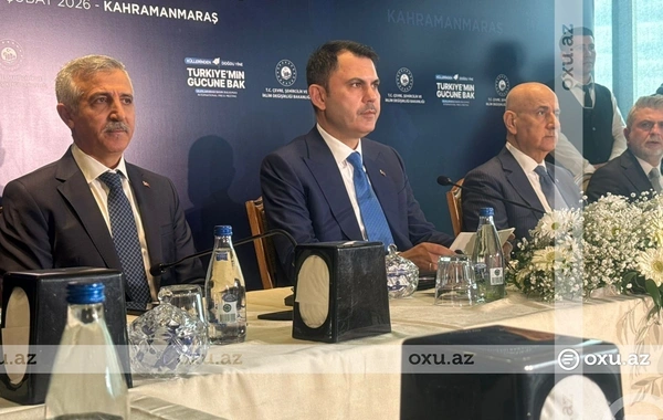 Türkiyəli nazir: "Qardaş ölkənin dəstəyi sayəsində Azərbaycan məhəlləsi ilə nümunəvi bir işə imza atdıq"