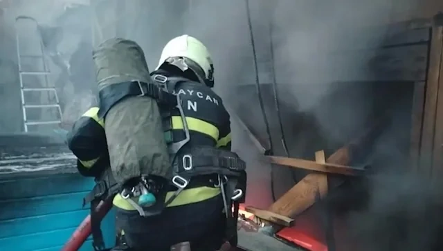 Xırdalanda yaşayış kompleksində yanğın baş verib - Foto/Video