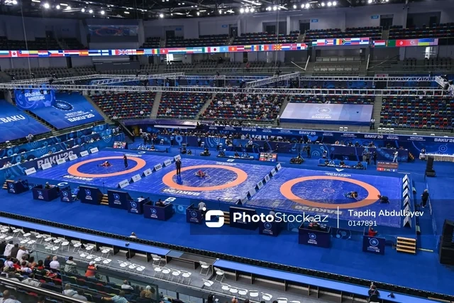 Azərbaycan güləşçiləri dünya çempionatında üç medal qazandılar - FOTO