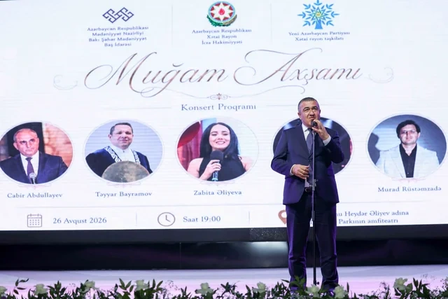 Xətai rayonunda Beynəlxalq Azərbaycan Muğamı və Musiqisi Günü münasibətilə konsert təşkil olunub