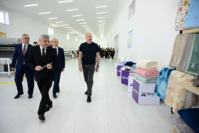 Xocalı şəhərində "Qarabağ Tekstil Evi" MMC istifadəyə verilib