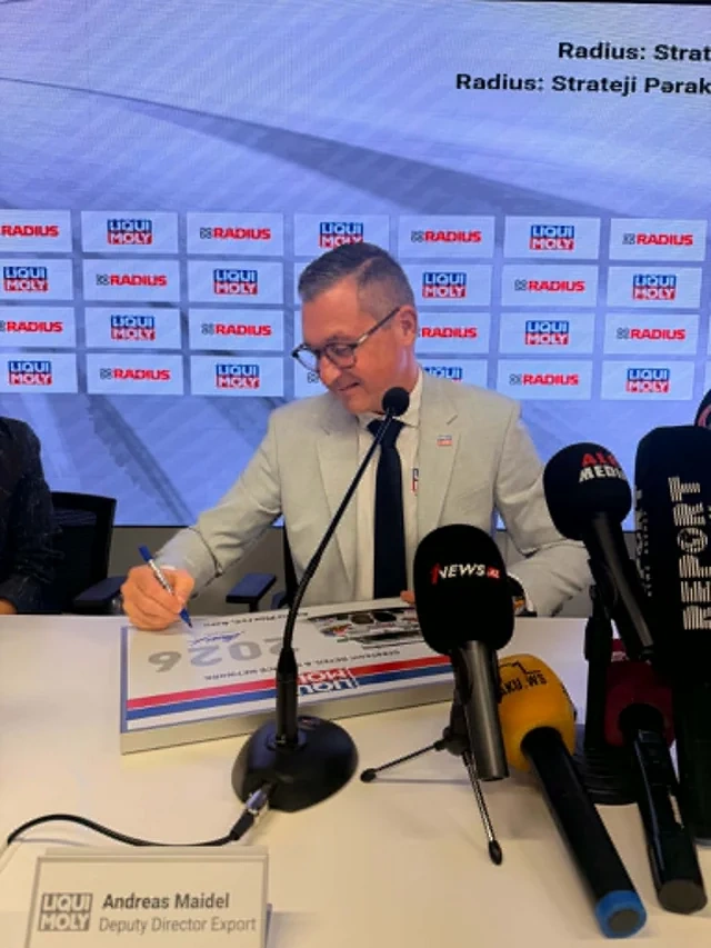 "LIQUI MOLY" "Radius"a "Strateji pərakəndə satış və servis şəbəkəsi" statusu təqdim edib