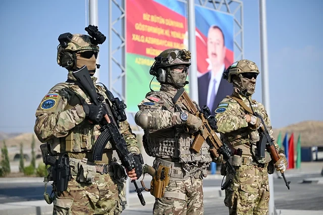 Xocavənddə Azərbaycan, Türkiyə və Özbəkistan birgə hərbi təlimlərinin açılış mərasimi olub - Foto - Video