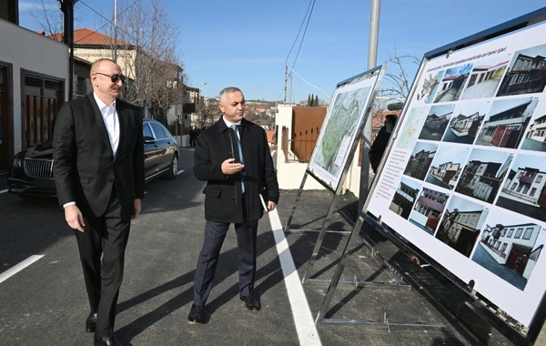 Prezident İlham Əliyev Xankəndinin Kərkicahan qəsəbəsində olub