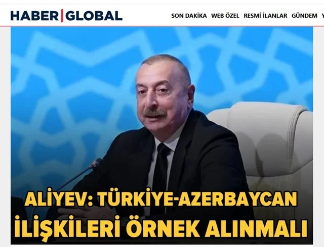 Azərbaycan Prezidentinin IV Şuşa Qlobal Media Forumundakı çıxışı Türkiyə mediasının diqqət mərkəzindədir - FOTO