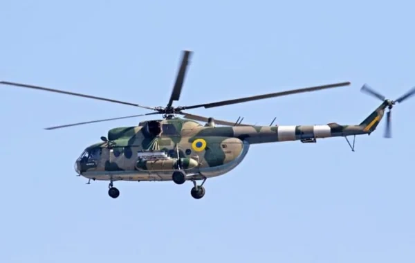 Ukrayna helikopteri qəzaya uğrayıb: Dörd hərbi qulluqçu həlak olub