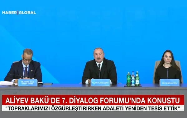 "Haber Global" İlham Əliyevin qlobal forumdakı çıxışından süjet hazırladı - Video
