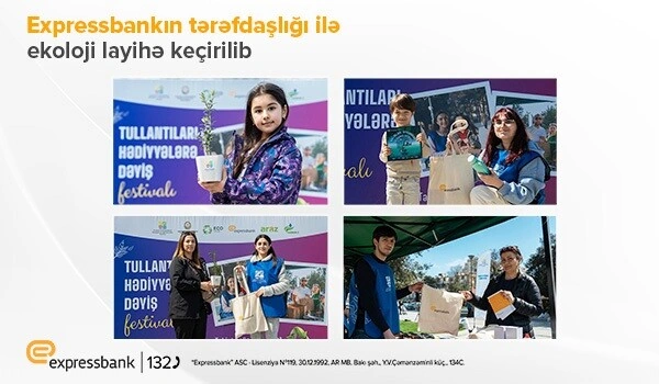 Expressbank növbəti ekoloji layihəyə tərəfdaşlıq edib