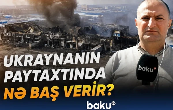 Kiyevə hücumlar davam edir: Ukraynanın paytaxtında son vəziyyət - VİDEO