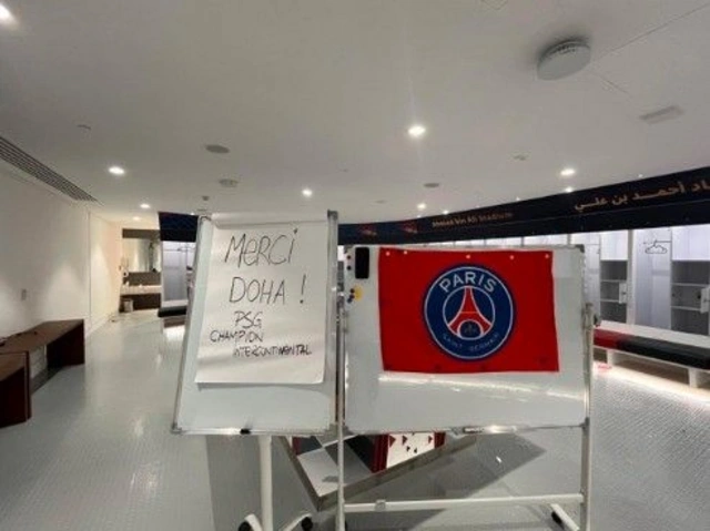 Qitələrarası Kuboku qazanan PSJ paltardəyişmə otağında azarkeşlərə mesaj göndərdi