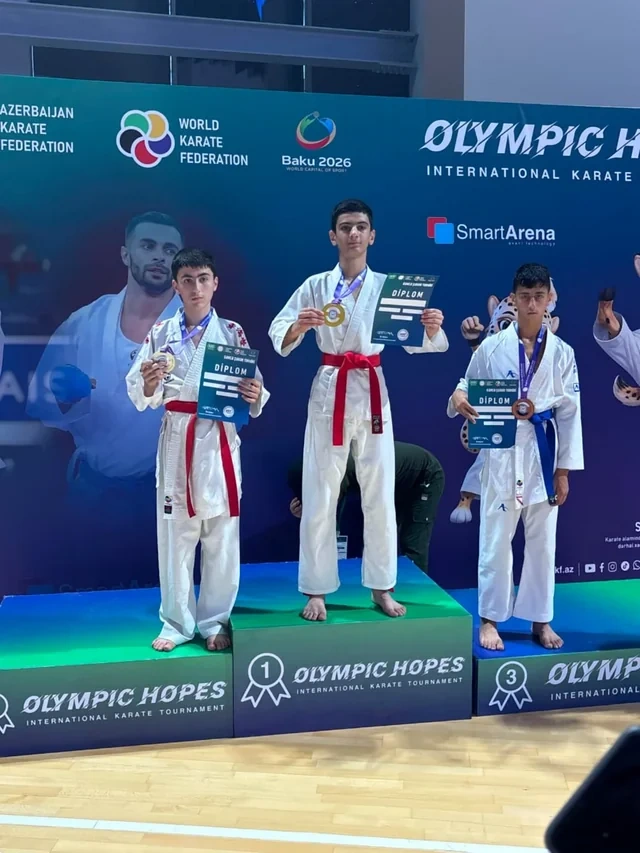 "Birlik" Karate Klubunun üzvləri "Olimpiya Ümidləri" beynəlxalq turnirində uğurla çıxış ediblər - FOTO