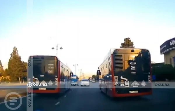 Bakıda avtobus zolağını bəyənməyib yarışa çıxan sürücülərlə bağlı tədbir görülüb - RƏSMİ AÇIQLAMA - VİDEO