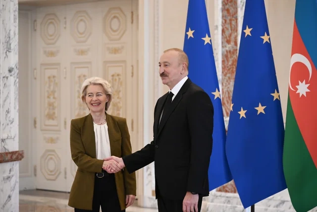 Prezident İlham Əliyevin Avropa Komissiyasının Prezidenti Ursula fon der Lyayenlə təkbətək görüşü olub - FOTO - VİDEO