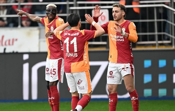 Türkiyə Superliqası: "Qalatasaray" səfərdə "Rizespor"u məğlub etdi