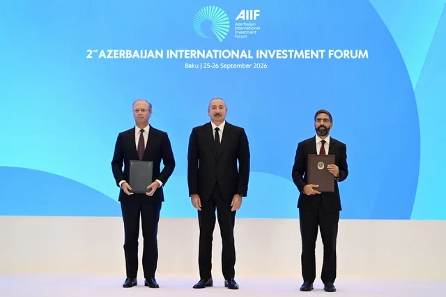 İkinci Azərbaycan Beynəlxalq İnvestisiya Forumu çərçivəsində imzalanmış sənədlər mübadilə edilib - FOTO